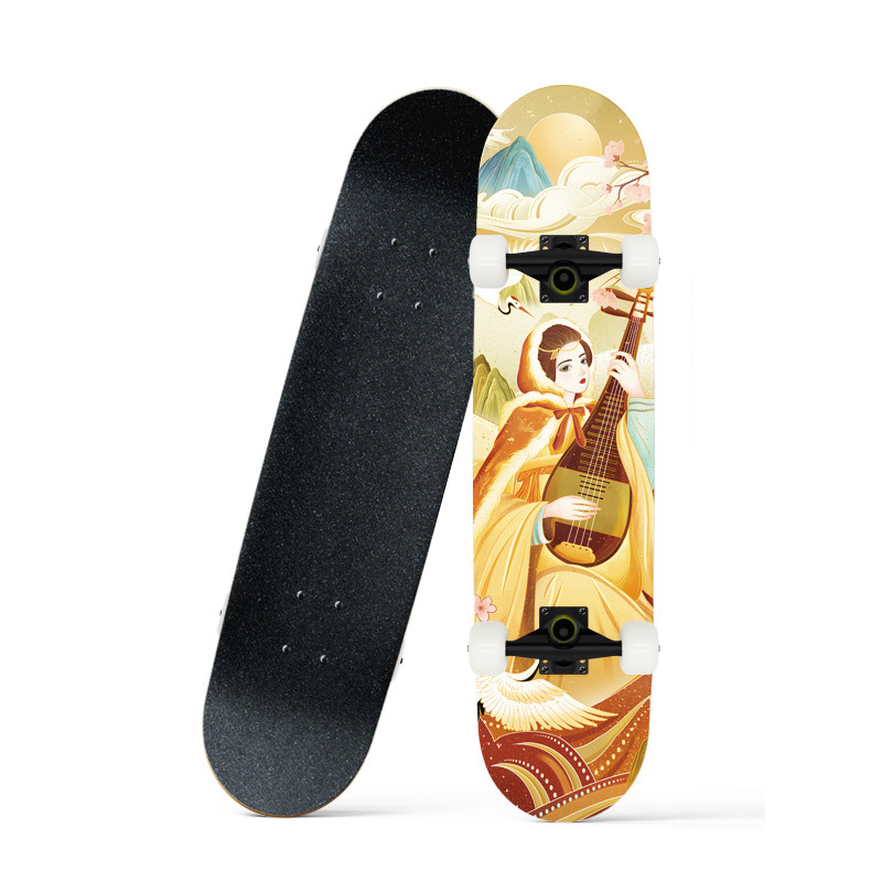 Zhao's one-sided blackboarded white wheel